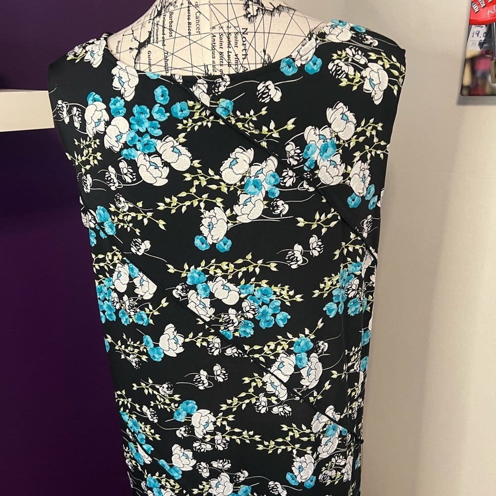 Perceptions Floral Print Sleeveless Dress NWT - Picture 8 of 9